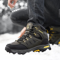 Men's Winter Boots Warm Plush Men's Snow Boots High Quality