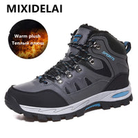 Men's Winter Boots Warm Plush Men's Snow Boots High Quality