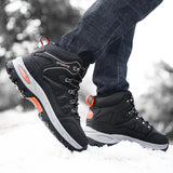 Men's Winter Boots Warm Plush Men's Snow Boots High Quality