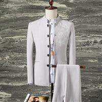 Men's Suit Jacket Pants 2 Pieces Sets