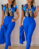 Womens Two Piece Sets Outfit Geometric Print