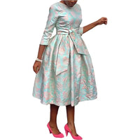 Party Wedding O-neck Dress Fashion African