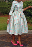 Party Wedding O-neck Dress Fashion African