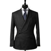 Suits Shawl Collar Full Men's Suit (jacket+pants)  2 Piece Set