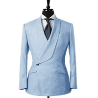 Suits Shawl Collar Full Men's Suit (jacket+pants)  2 Piece Set