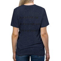 Unisex Triblend Tee Printed JESUS