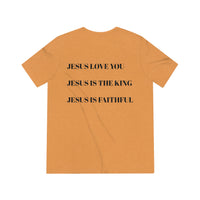 Unisex Triblend Tee Printed JESUS