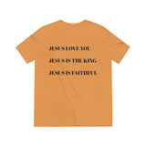 Unisex Triblend Tee Printed JESUS