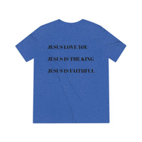 Unisex Triblend Tee Printed JESUS