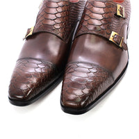 Mens Dress Shoes Double Buckle