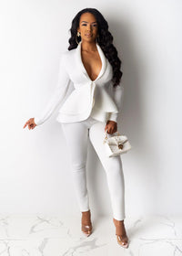 Women Suit Two Piece Set