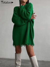 Sweater Winter Dress Women