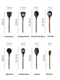 1Pcs/Set Silicone Cooking Utensils kitchen Accessories Set Tool Ladle