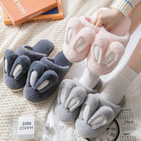 Women's Cotton Slippers Female Cute Cartoon Bunny