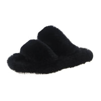 Indoor Women Fur Slippers Fluffy Soft