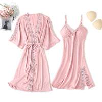 Sexy Wedding Lady Robe Suit