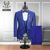 Men Suit Wedding Jacket Vest Pant 3 Piece