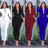 Women Suit Two Piece Set