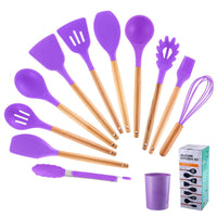 Silicone Cooking Utensils Set  Box Kitchen Accessories