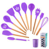 Silicone Cooking Utensils Set  Box Kitchen Accessories