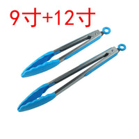 Kitchen Tongs Set BBQ Tools Stainless Steel Cooking Tongs With Silicone