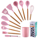 Silicone Cooking Utensils Set  Box Kitchen Accessories