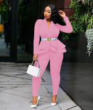 Women Suit Two Piece Set