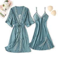 Sexy Wedding Lady Robe Suit