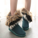 Women Fur Boots Ladies Winter