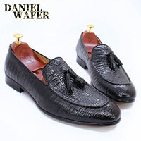 MEN LOAFERS SHOES  CROCODILE PRINTS