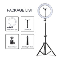 Photo Lights 26cm/10in Circle Ring Light  Stand