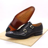 Mens Dress Shoes Double Buckle