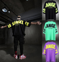 Men Oversized Sports T-shirt Summer