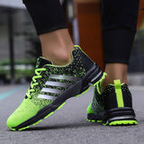 Running Shoes Men Weaving  Sneakers Lightweight