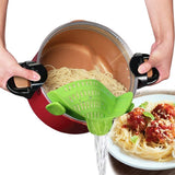 Pan Pot Strainer Anti-spill Pasta Pot Strainer Food Grade Rice Fruit