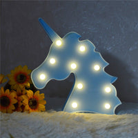 Unicornio Led Night Lights Unicorn Party 3D LED Table Lamp