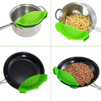 Pan Pot Strainer Anti-spill Pasta Pot Strainer Food Grade Rice Fruit