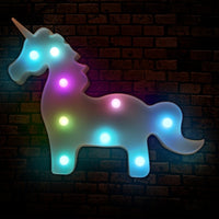 Unicornio Led Night Lights Unicorn Party 3D LED Table Lamp