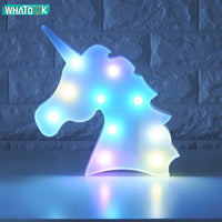 Unicornio Led Night Lights Unicorn Party 3D LED Table Lamp