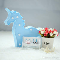 Unicornio Led Night Lights Unicorn Party 3D LED Table Lamp