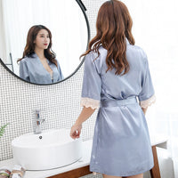 Robe Lady Rayon Bath Gown  Sleepwear