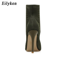 Open Toe Boots For Women Stretch