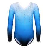 Leotard Long Sleeve Red Color Gymnastics