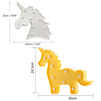 Unicornio Led Night Lights Unicorn Party 3D LED Table Lamp