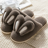 Women's Cotton Slippers Female Cute Cartoon Bunny