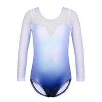 Leotard Long Sleeve Red Color Gymnastics