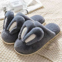 Women's Cotton Slippers Female Cute Cartoon Bunny