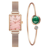 Women Watches Ladies Quartz Watch Bracelet Set