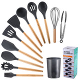 Silicone Cooking Utensils Set  Box Kitchen Accessories