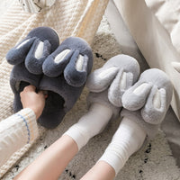 Women's Cotton Slippers Female Cute Cartoon Bunny